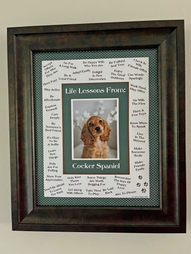 Cocker Spaniel – Life Lessons From Dogs
8'x10" Digital Download
